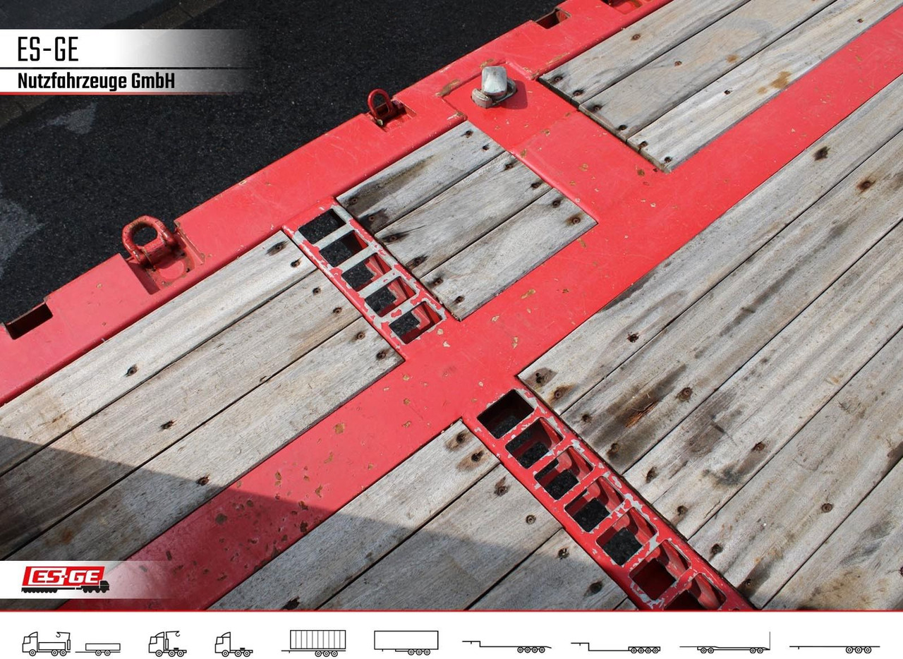 ES-GE 3-Achs Sattelanhänger - Rungen + CV - Полуприцеп бортовой/ Платформа: фото 4 ES-GE 3-Achs Sattelanhänger - Rungen + CV - Полуприцеп бортовой/ Платформа: фото 4