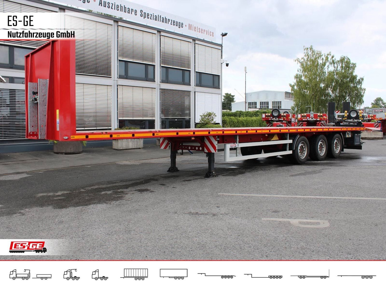 Полуприцеп бортовой/ Платформа ES-GE 3-Achs Sattelanhänger - Rungen + CV: фото 7 Полуприцеп бортовой/ Платформа ES-GE 3-Achs Sattelanhänger - Rungen + CV: фото 7