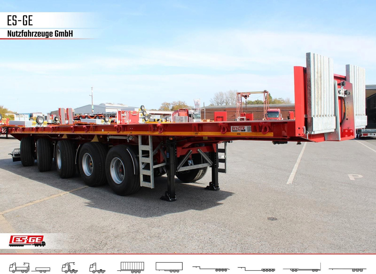 ES-GE 5-Achs-Ballastauflieger - Полуприцеп бортовой/ Платформа: фото 1 ES-GE 5-Achs-Ballastauflieger - Полуприцеп бортовой/ Платформа: фото 1