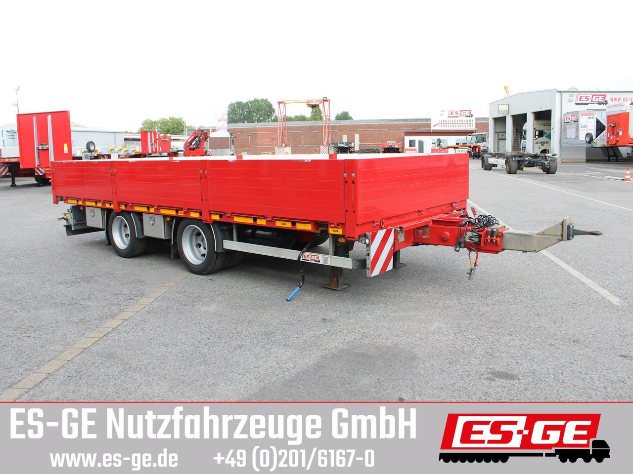ES-GE Tandemanhänger - Containerverr. - Прицеп бортовой/ Платформа: фото 3 ES-GE Tandemanhänger - Containerverr. - Прицеп бортовой/ Платформа: фото 3