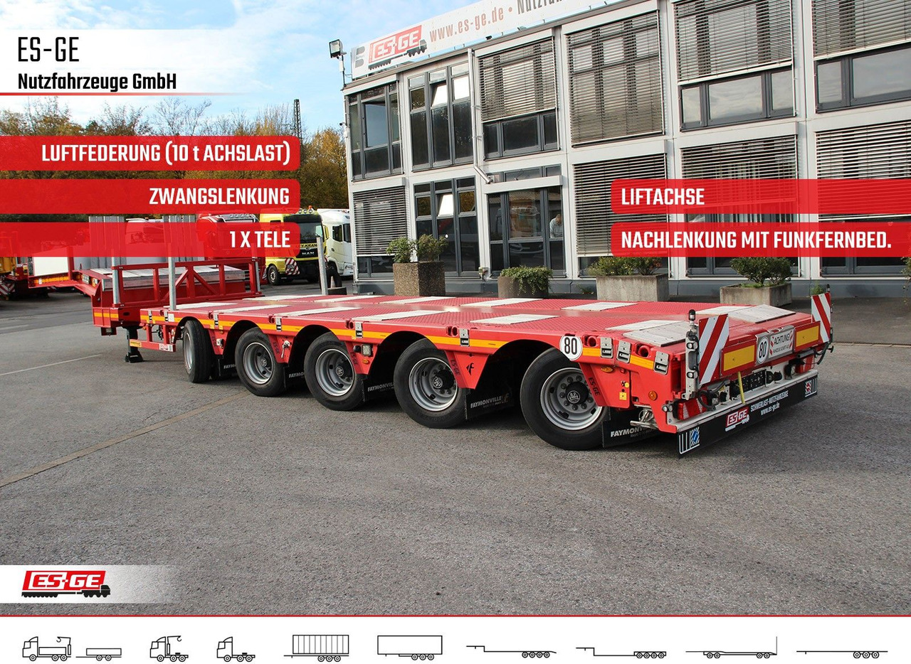 Faymonville Multimax Satteltieflader - hydr. gelenkt - Низкорамный полуприцеп: фото 1 Faymonville Multimax Satteltieflader - hydr. gelenkt - Низкорамный полуприцеп: фото 1