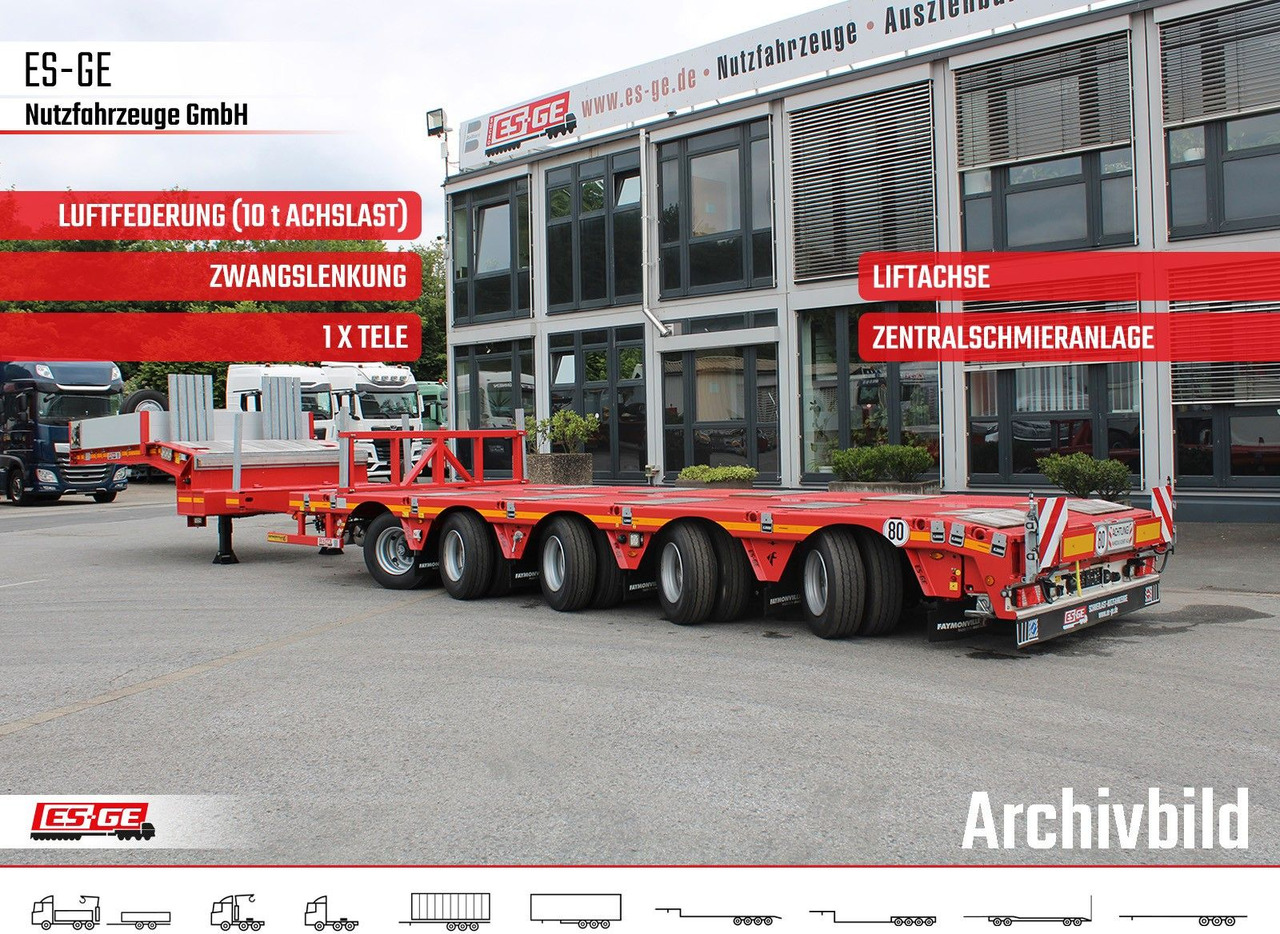 Faymonville Multimax Satteltieflader - hydr. gelenkt - Низкорамный полуприцеп: фото 1 Faymonville Multimax Satteltieflader - hydr. gelenkt - Низкорамный полуприцеп: фото 1