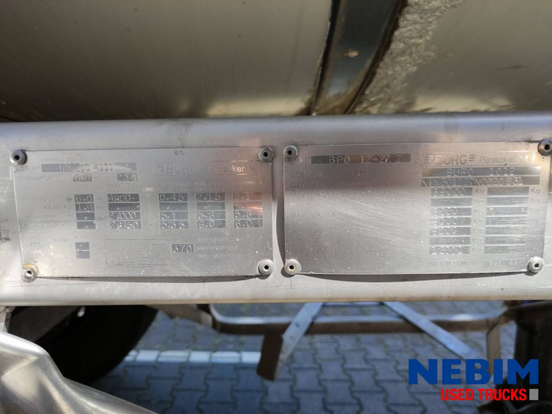 Burg BPO 12-27 Z - Tank 26.165 Ltr - Полуприцеп-цистерна: фото 4 Burg BPO 12-27 Z - Tank 26.165 Ltr - Полуприцеп-цистерна: фото 4