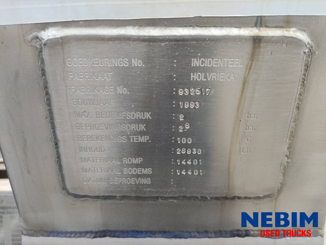 Burg Bpdo 12-27 Z - 26930Ltr - Полуприцеп-цистерна: фото 3 Burg Bpdo 12-27 Z - 26930Ltr - Полуприцеп-цистерна: фото 3