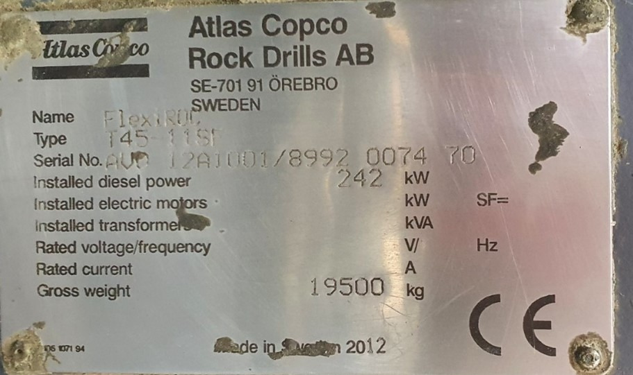 Буровая машина Atlas Copco FlexiROC T45-11SF: фото 16