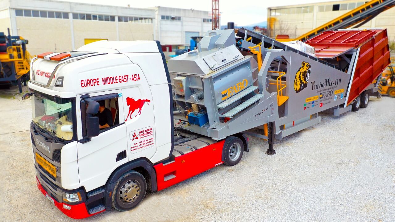 FABO Mobile Concrete Batching Plant - Бетонный завод: фото 1 FABO Mobile Concrete Batching Plant - Бетонный завод: фото 1