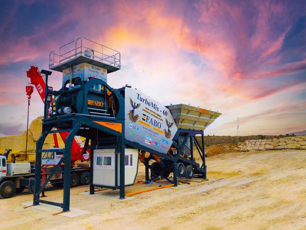FABO Mobile Concrete Batching Plant - Бетонный завод: фото 1 FABO Mobile Concrete Batching Plant - Бетонный завод: фото 1