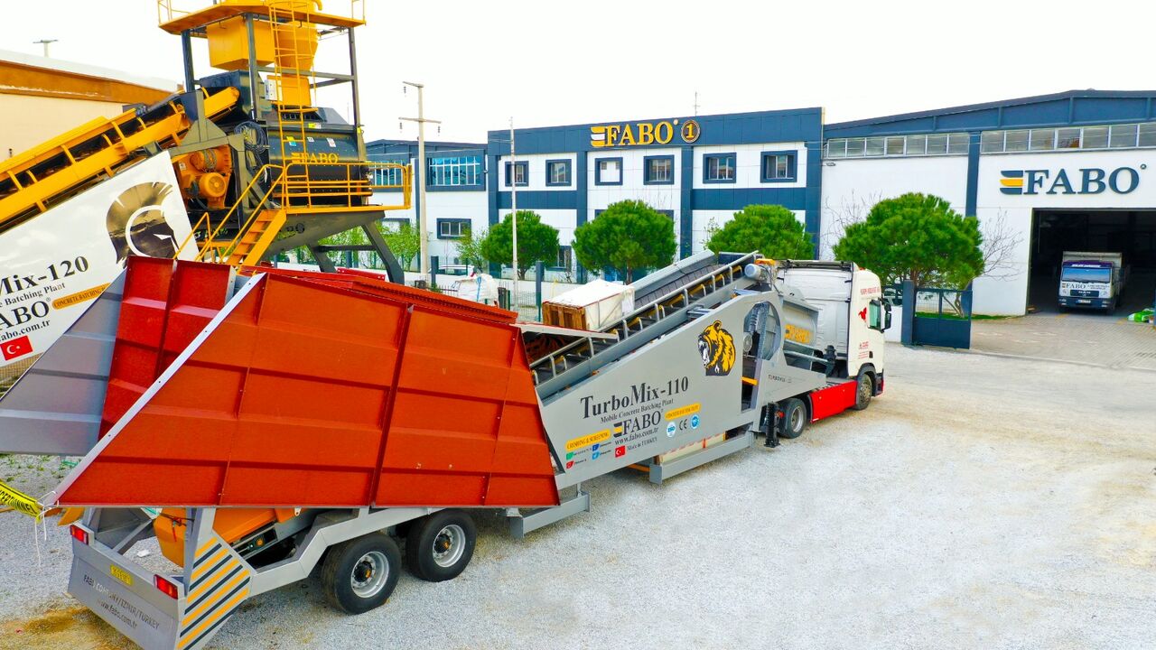 FABO Mobile Concrete Batching Plant - Бетонный завод: фото 2 FABO Mobile Concrete Batching Plant - Бетонный завод: фото 2