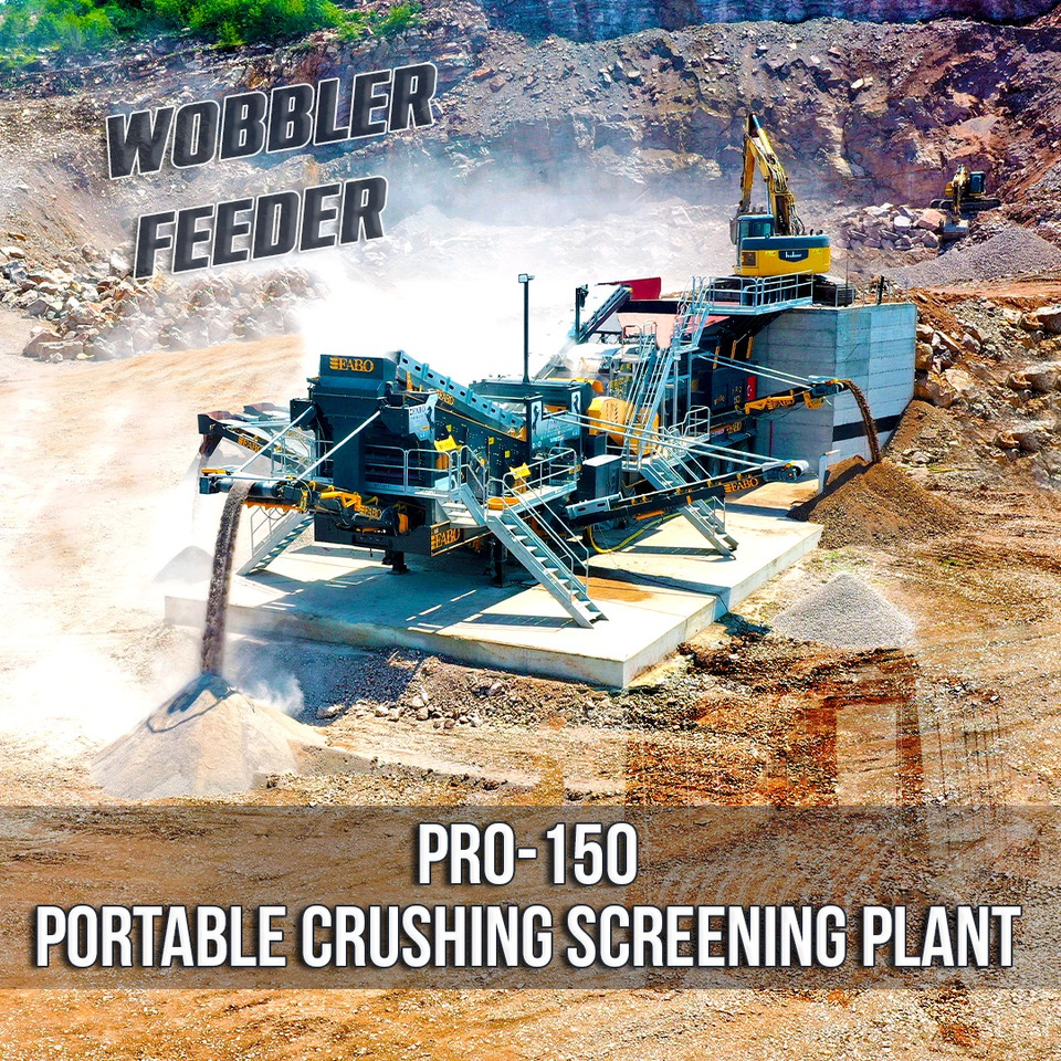 Новый Мобильная дробилка FABO PRO-150 MOBILE CRUSHER WITH WOBBLER SYSTEM: фото 1