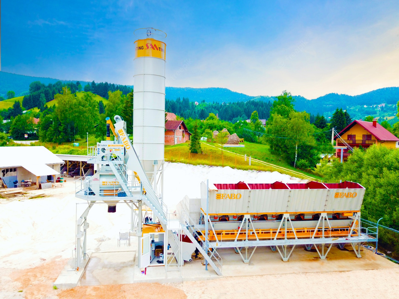 FABO compact concrete plant - Бетонный завод: фото 1 FABO compact concrete plant - Бетонный завод: фото 1