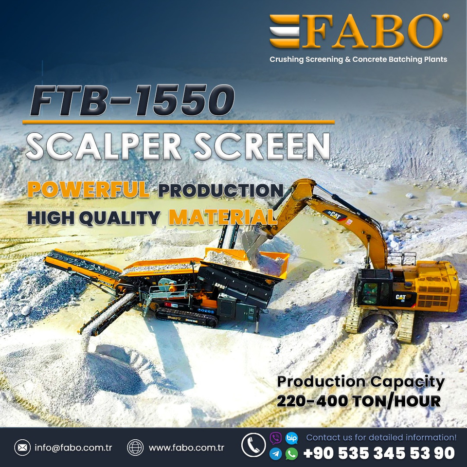 Новый Горнодобывающая техника FABO mining machinery - crushing plant: фото 1