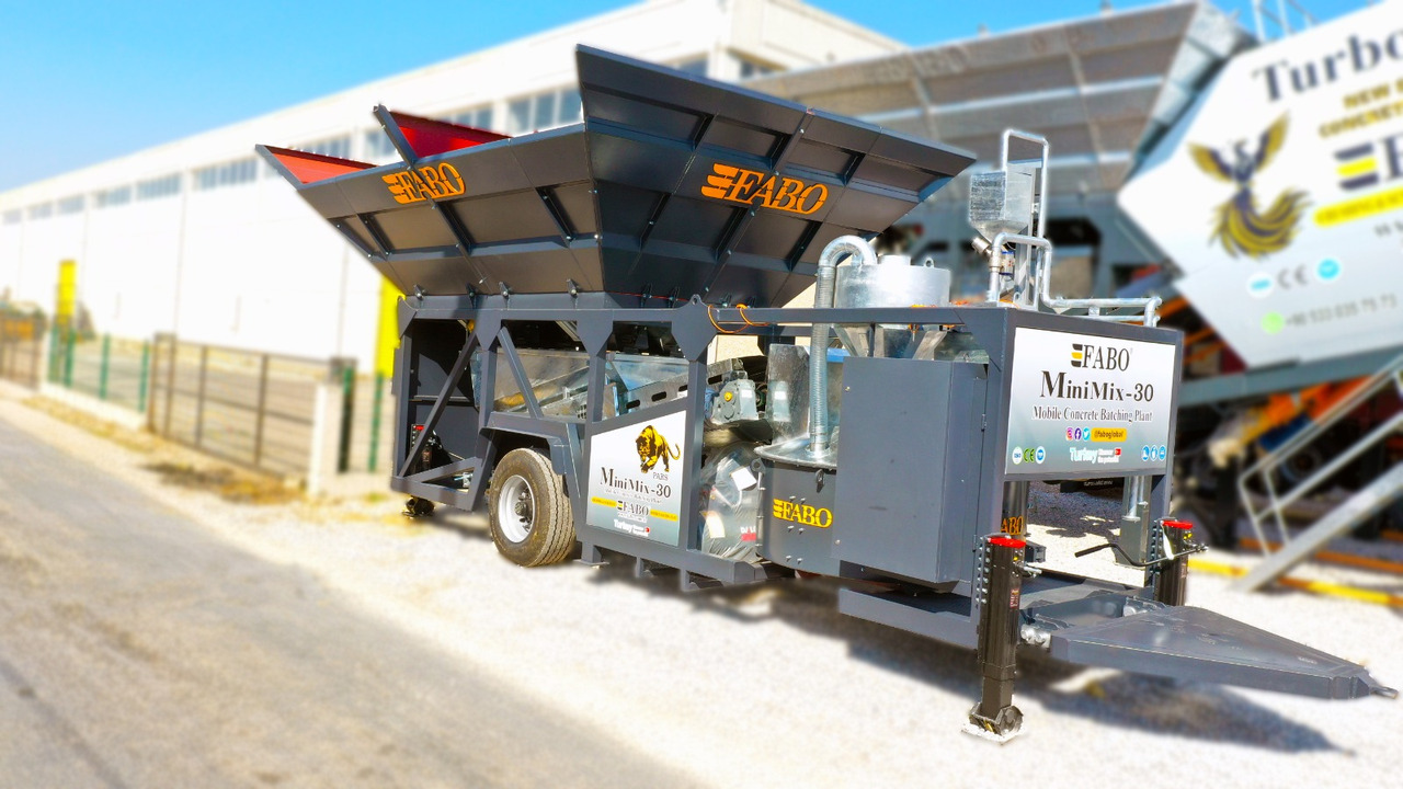 FABO mobile concrete batching plant - Бетонный завод: фото 1 FABO mobile concrete batching plant - Бетонный завод: фото 1