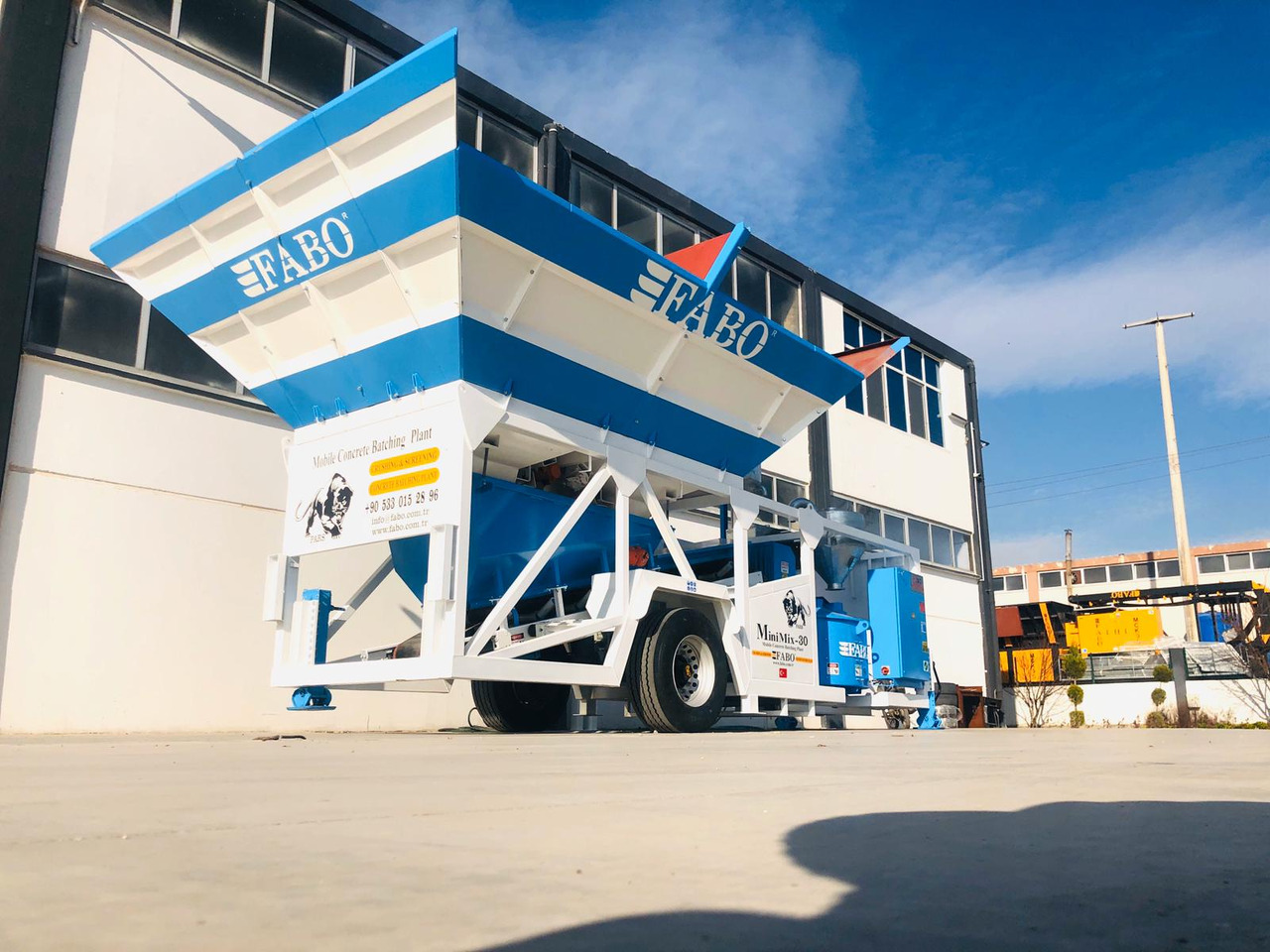 Новый Бетонный завод FABO mobile concrete batching plant: фото 7 Новый Бетонный завод FABO mobile concrete batching plant: фото 7