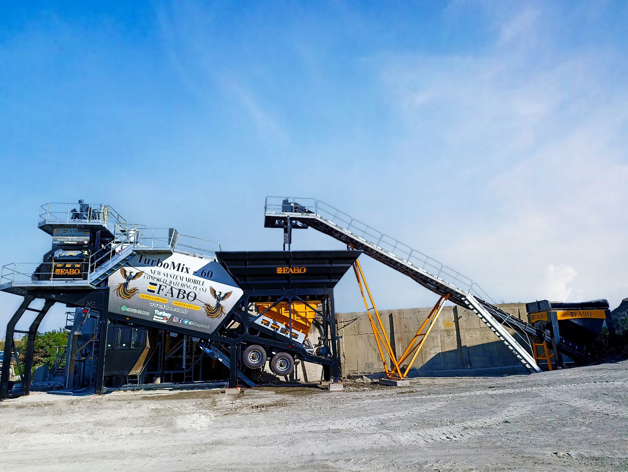 FABO mobile concrete batching plant - Бетонный завод: фото 2 FABO mobile concrete batching plant - Бетонный завод: фото 2