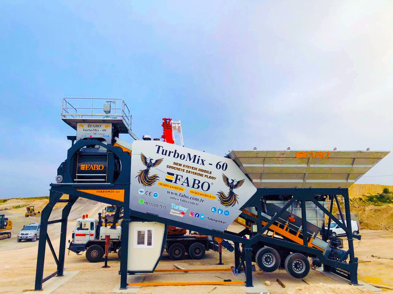FABO mobile concrete batching plant - Бетонный завод: фото 5 FABO mobile concrete batching plant - Бетонный завод: фото 5