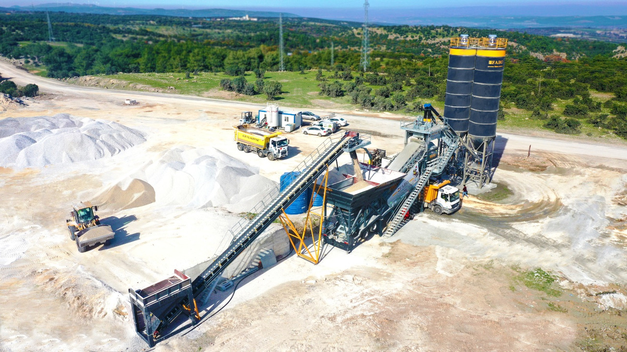 FABO mobile concrete batching plant - Бетонный завод: фото 1 FABO mobile concrete batching plant - Бетонный завод: фото 1
