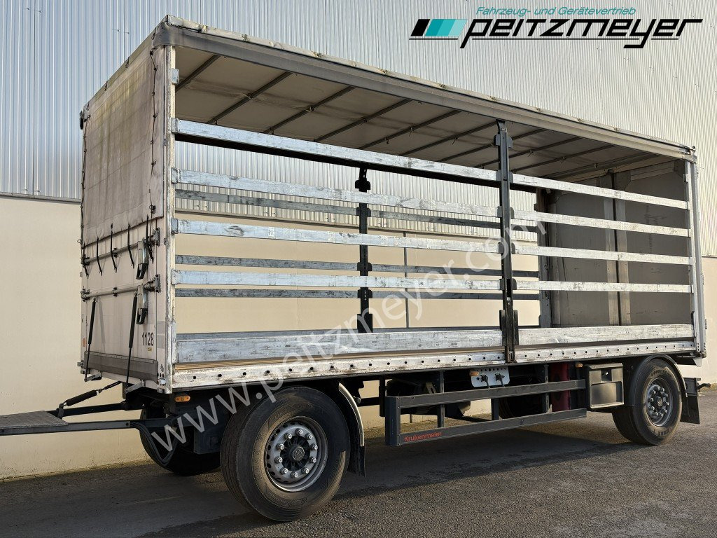 KRUKENMEIER PRITSCHENANHÄNGER 18 T. mit Durchlade - Тентованный прицеп: фото 3 KRUKENMEIER PRITSCHENANHÄNGER 18 T. mit Durchlade - Тентованный прицеп: фото 3