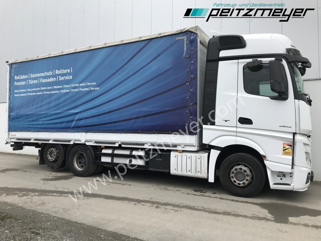 MERCEDES-BENZ Actros 2542 LL Pritsche, EU 6, Klima, Standklima, - Тентованный грузовик: фото 3 MERCEDES-BENZ Actros 2542 LL Pritsche, EU 6, Klima, Standklima, - Тентованный грузовик: фото 3