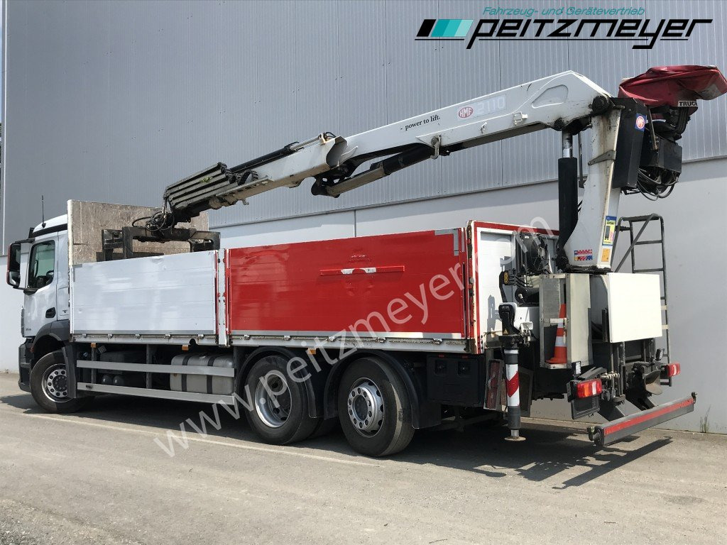 MERCEDES-BENZ Antos 2536 LL Pritsche HMF 2110-L5 5 fach Ausschub mit Steinzange - Грузовик бортовой/ Платформа, Автоманипулятор: фото 4 MERCEDES-BENZ Antos 2536 LL Pritsche HMF 2110-L5 5 fach Ausschub mit Steinzange - Грузовик бортовой/ Платформа, Автоманипулятор: фото 4
