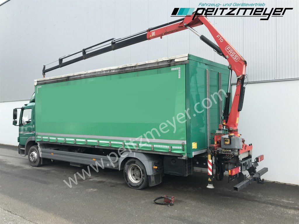 MERCEDES-BENZ Atego 1224 L Pritsche m. Heckkran Funk 4 x hydraulisch - Тентованный грузовик, Автоманипулятор: фото 3 MERCEDES-BENZ Atego 1224 L Pritsche m. Heckkran Funk 4 x hydraulisch - Тентованный грузовик, Автоманипулятор: фото 3