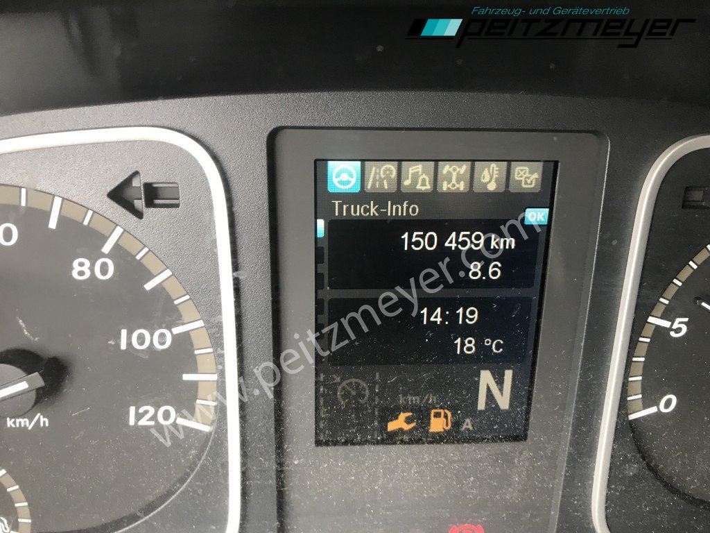 Тентованный грузовик MERCEDES-BENZ Atego 818 L Pritsche+LBW, Klima, 2 x AHK: фото 9