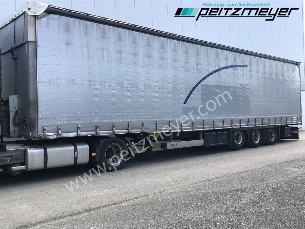 SCHMITZ 3 Achs Pritschenauflieger SCS 24/L-13.62 Mega, Power-Curtain Jumbo, Edscha, RSAB, - Тентованный полуприцеп: фото 4 SCHMITZ 3 Achs Pritschenauflieger SCS 24/L-13.62 Mega, Power-Curtain Jumbo, Edscha, RSAB, - Тентованный полуприцеп: фото 4