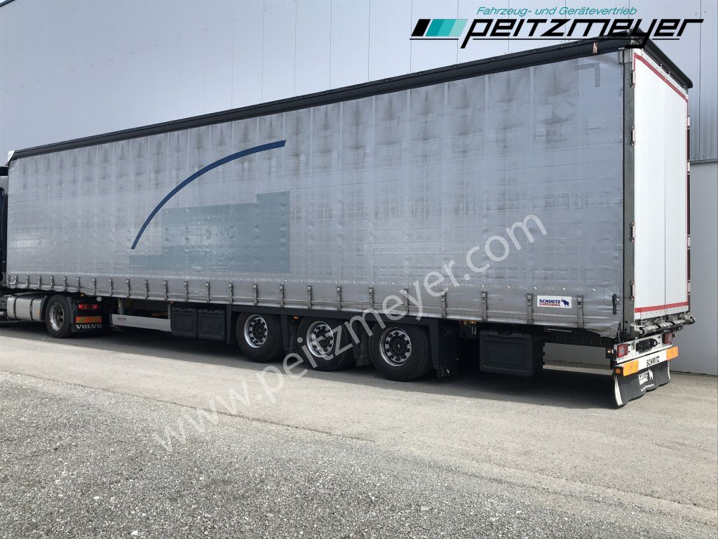 SCHMITZ 3 Achs Pritschenauflieger SCS 24/L-13.62 Mega, Power-Curtain Jumbo, Edscha, RSAB, - Тентованный полуприцеп: фото 2 SCHMITZ 3 Achs Pritschenauflieger SCS 24/L-13.62 Mega, Power-Curtain Jumbo, Edscha, RSAB, - Тентованный полуприцеп: фото 2