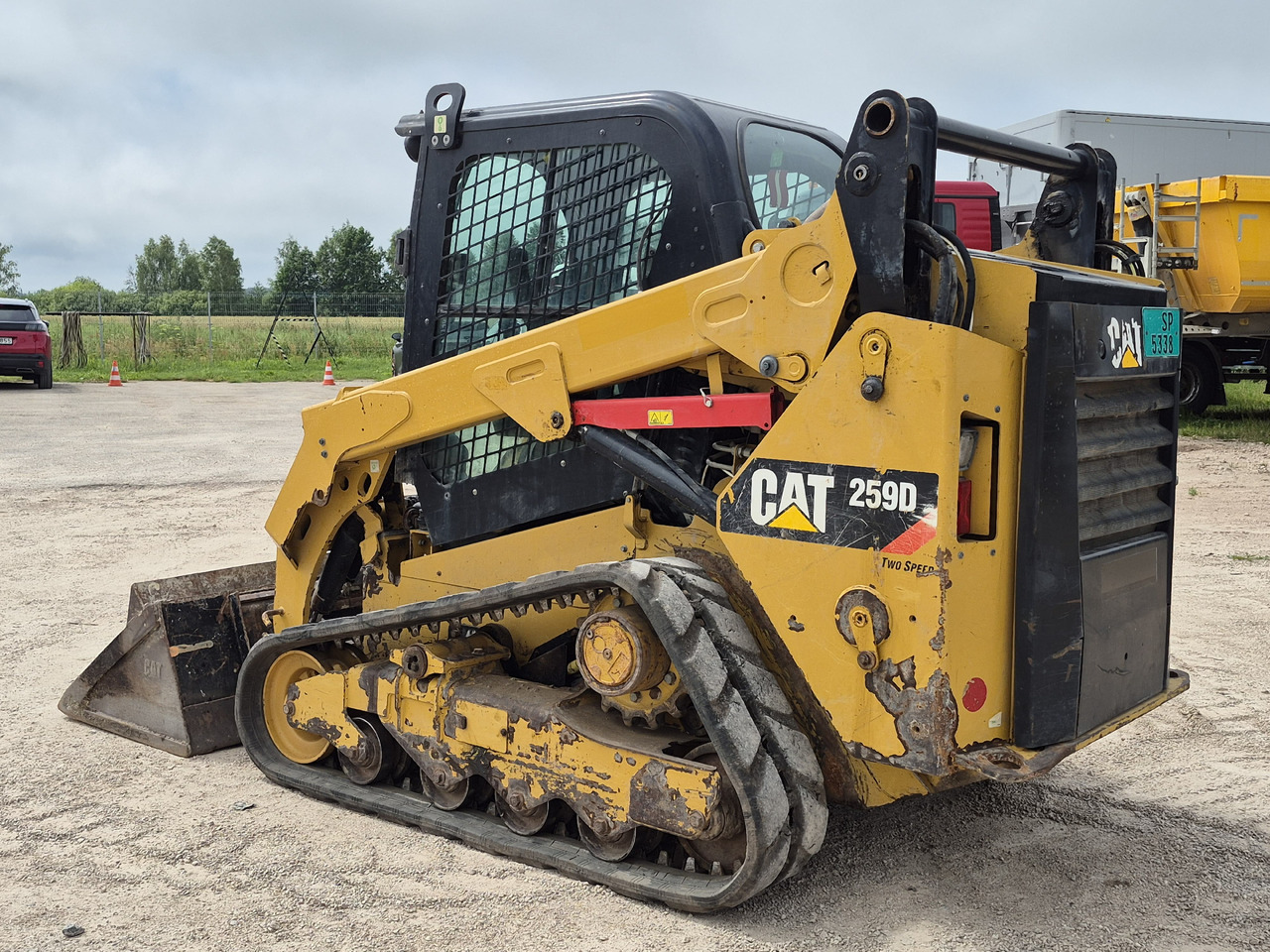 Мини-погрузчик с бортовым поворотом Caterpillar 259D: фото 8