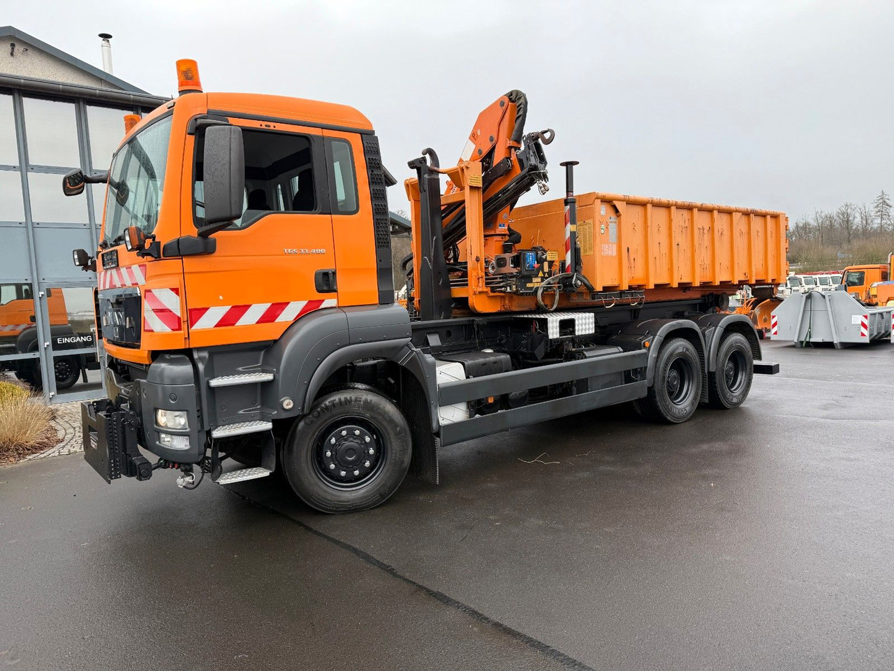 MAN TGS 33.400 6x6 Blattfederung Original 120500 km - Крюковой мультилифт: фото 4 MAN TGS 33.400 6x6 Blattfederung Original 120500 km - Крюковой мультилифт: фото 4