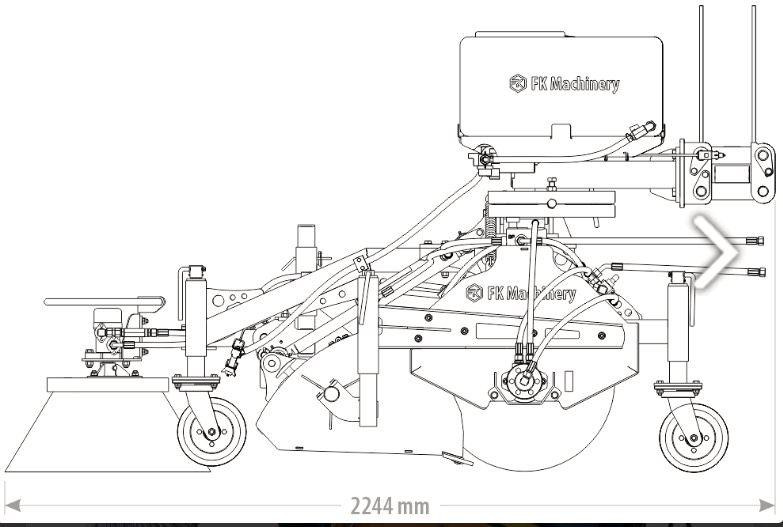 Kehrmaschine 1,2m 1,5m 1,8m 2,3m Schlepper Radlader Teleskoplader - Щетка: фото 2 Kehrmaschine 1,2m 1,5m 1,8m 2,3m Schlepper Radlader Teleskoplader - Щетка: фото 2