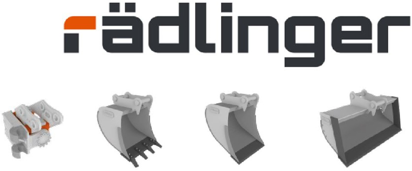 Rädlinger Löffelpaket 1 - 1,8 to MS 01 mit Powertilt Bagger Cat - Ковш для экскаватора: фото 1 Rädlinger Löffelpaket 1 - 1,8 to MS 01 mit Powertilt Bagger Cat - Ковш для экскаватора: фото 1