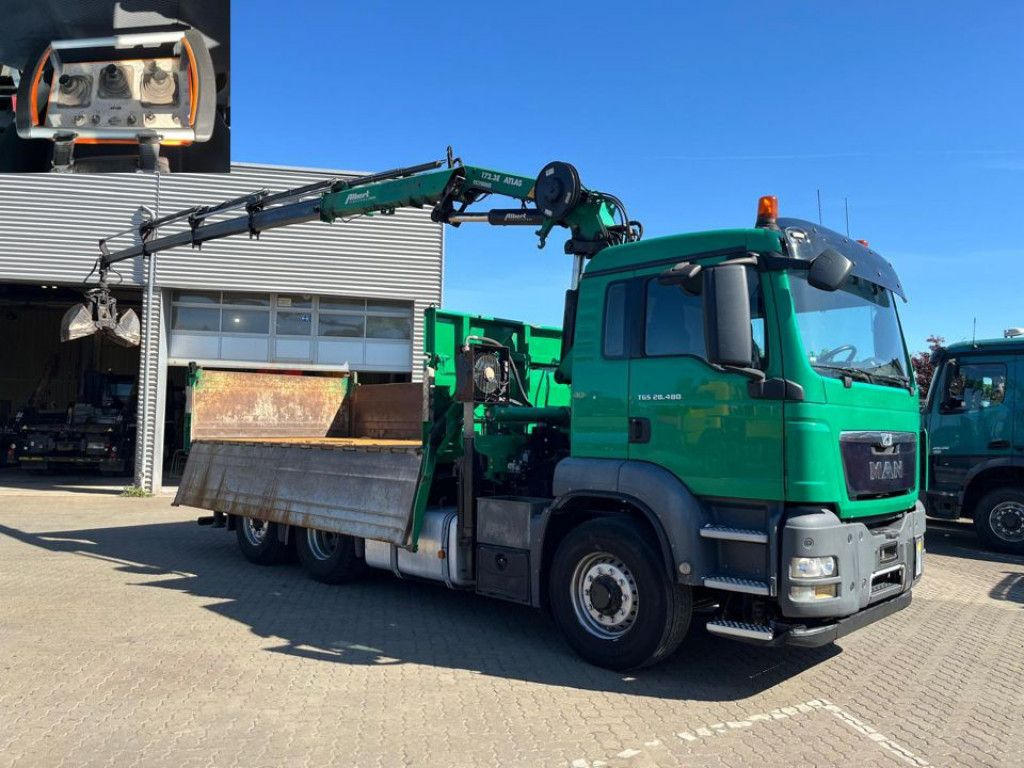 MAN TG-S 28.480 6x4H-4 BL 3-Achs Kipper Kran Funk Li - Автоманипулятор: фото 3 MAN TG-S 28.480 6x4H-4 BL 3-Achs Kipper Kran Funk Li - Автоманипулятор: фото 3