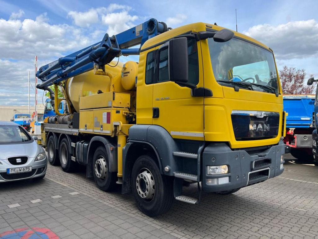 MAN TG-S 35.360 8x4 BB Pumi Pumi 24mKolbenpumpe deut - Автобетононасос: фото 2 MAN TG-S 35.360 8x4 BB Pumi Pumi 24mKolbenpumpe deut - Автобетононасос: фото 2
