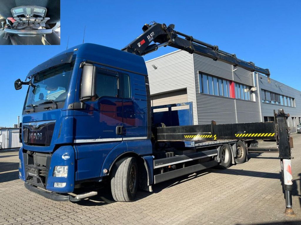 MAN TG-X 26.480 6x2 Pritsche Kran Hiab 477 + Funk - Грузовик бортовой/ Платформа, Автоманипулятор: фото 2 MAN TG-X 26.480 6x2 Pritsche Kran Hiab 477 + Funk - Грузовик бортовой/ Платформа, Автоманипулятор: фото 2