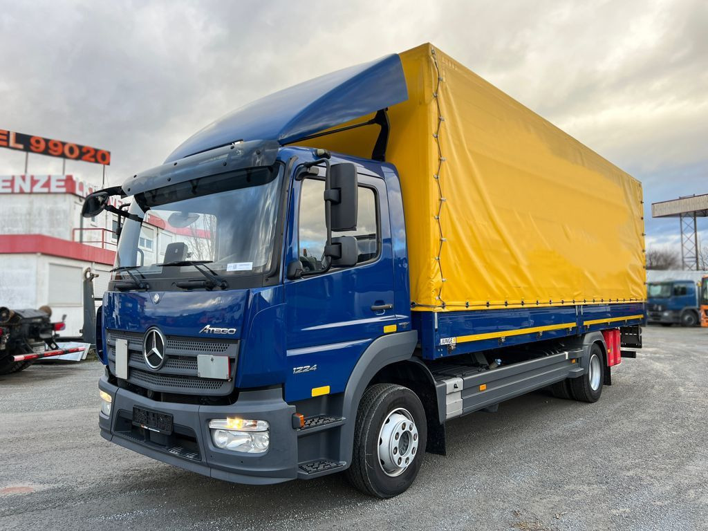 Mercedes-Benz Atego 1224 L Pritsche LBW LBW 1.5 to - Тентованный грузовик: фото 1 Mercedes-Benz Atego 1224 L Pritsche LBW LBW 1.5 to - Тентованный грузовик: фото 1
