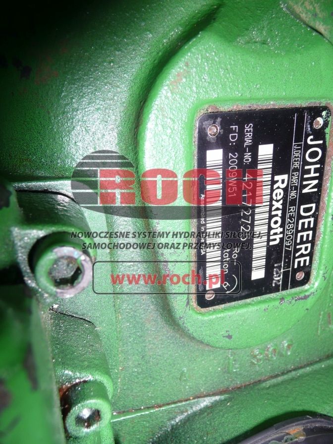 JOHN DEERE R289097 - Гидравлический насос для Строительной техники: фото 2 JOHN DEERE R289097 - Гидравлический насос для Строительной техники: фото 2