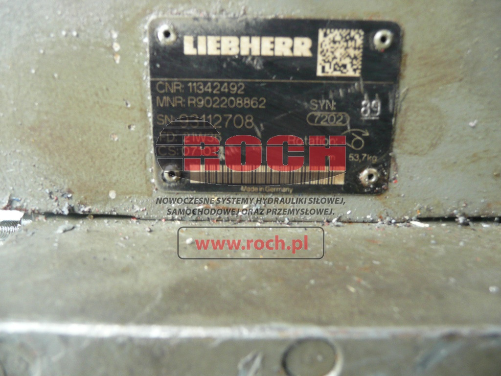 LIEBHERR R902208862 11342492 - Гидравлический насос: фото 1 LIEBHERR R902208862 11342492 - Гидравлический насос: фото 1