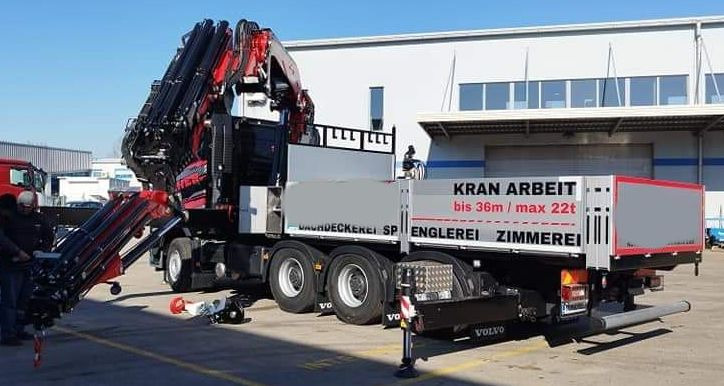 Volvo FH500 Hiab Palfinger Fassi F820-7 - Грузовик бортовой/ Платформа: фото 2 Volvo FH500 Hiab Palfinger Fassi F820-7 - Грузовик бортовой/ Платформа: фото 2