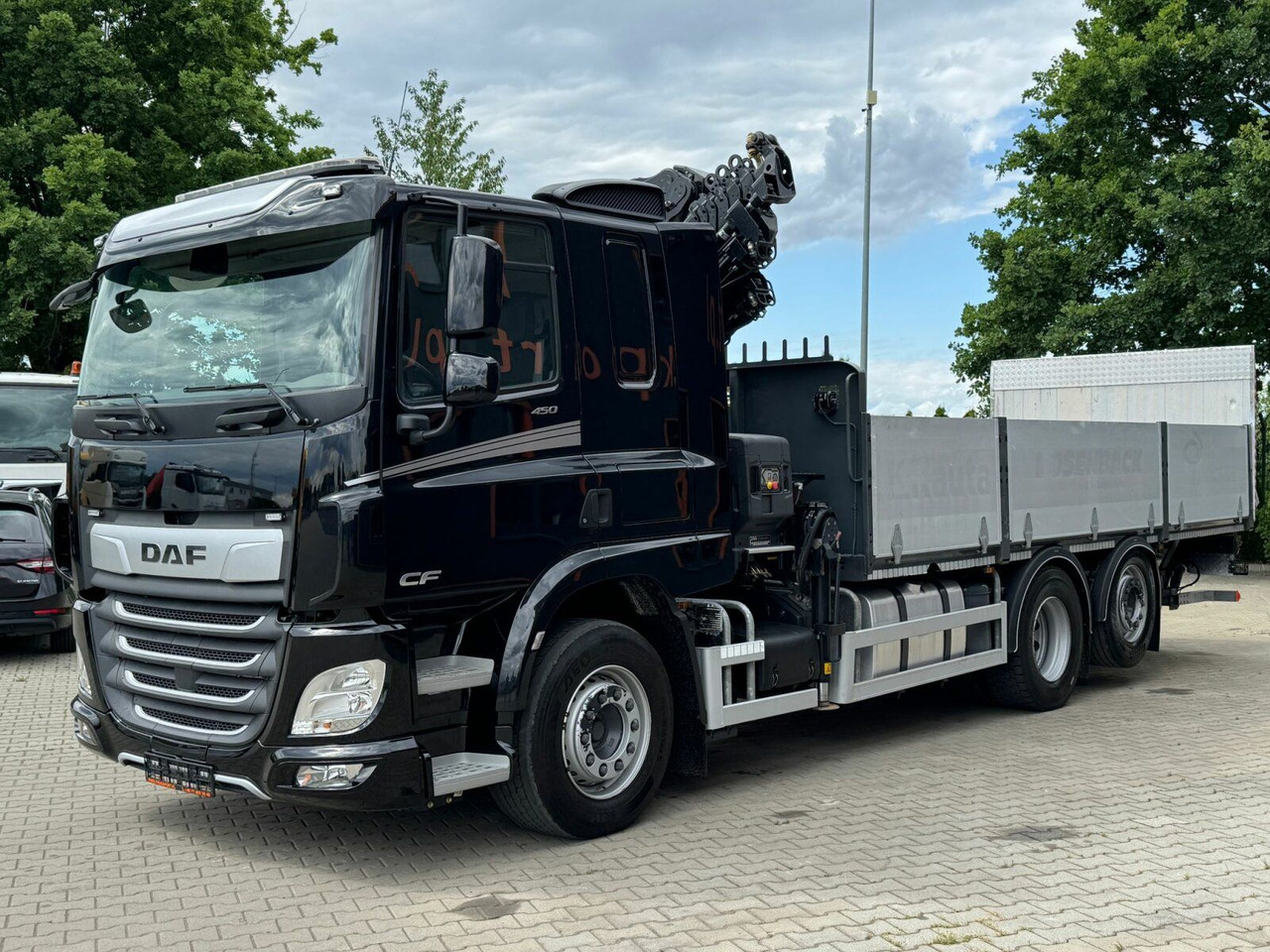 DAF CF 450 FAN 6x2 Pritsche mit Kran HIAB 188 E-6 - Грузовик бортовой/ Платформа, Автоманипулятор: фото 3 DAF CF 450 FAN 6x2 Pritsche mit Kran HIAB 188 E-6 - Грузовик бортовой/ Платформа, Автоманипулятор: фото 3