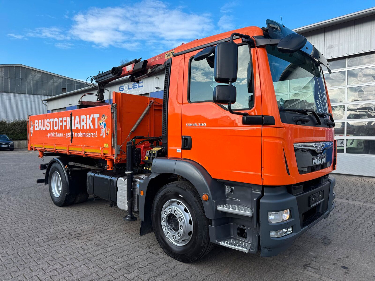 MAN TGM 18.340 4x2 Euro 6 Kipper Kran PK11001.K - Самосвал, Автоманипулятор: фото 1 MAN TGM 18.340 4x2 Euro 6 Kipper Kran PK11001.K - Самосвал, Автоманипулятор: фото 1
