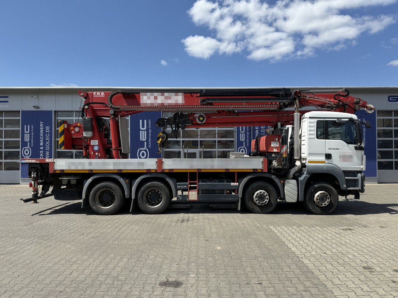 MAN TGS 35.360 8X4 BB Dachdecker Kran bis 52 m - Автоманипулятор: фото 2 MAN TGS 35.360 8X4 BB Dachdecker Kran bis 52 m - Автоманипулятор: фото 2