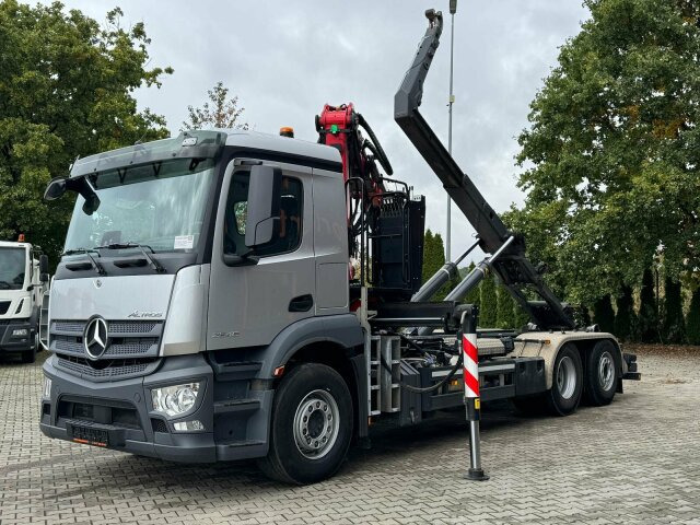 Крюковой мультилифт, Автоманипулятор Mercedes-Benz ACTROS 2546 6x2 Abrollkip Kran Palfinger Q150Z95: фото 13