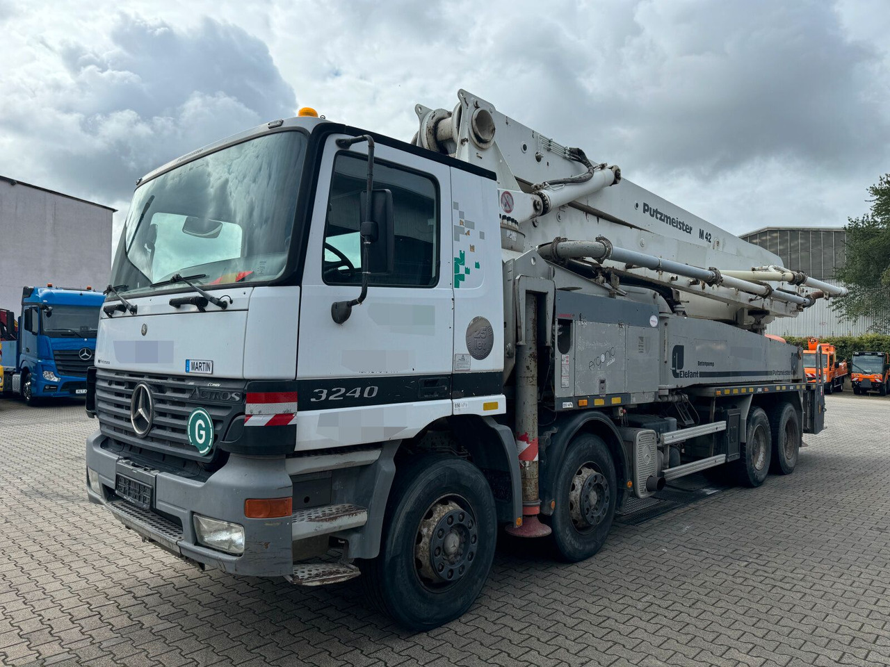Mercedes-Benz ACTROS 3240 8x4 Betonpumpe PUTZMEISTER BSF 42 M - Автобетононасос: фото 3 Mercedes-Benz ACTROS 3240 8x4 Betonpumpe PUTZMEISTER BSF 42 M - Автобетононасос: фото 3