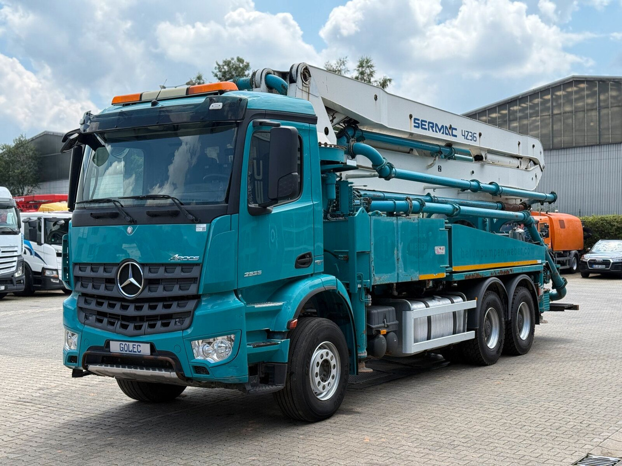 Mercedes-Benz AROCS 2636 6x4 Euro 6 Betonpumpe SERMAC 4Z36 - Автобетононасос: фото 2 Mercedes-Benz AROCS 2636 6x4 Euro 6 Betonpumpe SERMAC 4Z36 - Автобетононасос: фото 2