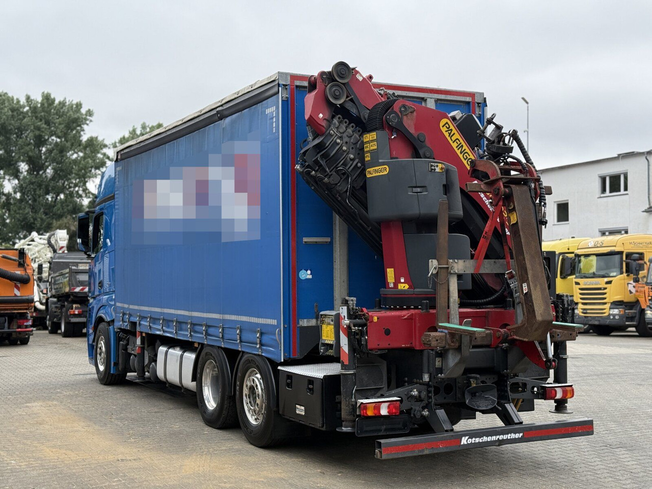 Mercedes-Benz Actros 6x2 Pritsche Kran Palfinger PK34002 + JIB - Тентованный грузовик, Автоманипулятор: фото 5 Mercedes-Benz Actros 6x2 Pritsche Kran Palfinger PK34002 + JIB - Тентованный грузовик, Автоманипулятор: фото 5