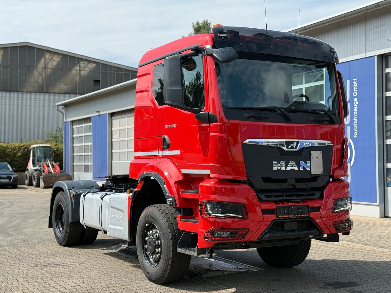 MAN TGS 18.520 4x4 SZM - Kipphyd. Blatt Luft Pritard - Тягач: фото 1 MAN TGS 18.520 4x4 SZM - Kipphyd. Blatt Luft Pritard - Тягач: фото 1