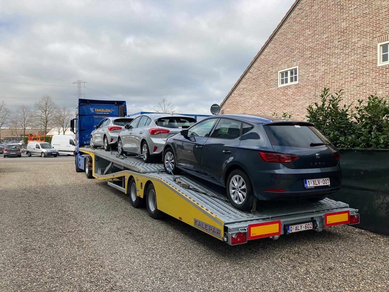 Новый Полуприцеп-автовоз KALEPAR KLP 228V4 - 4 Loader Autotransporter: фото 11