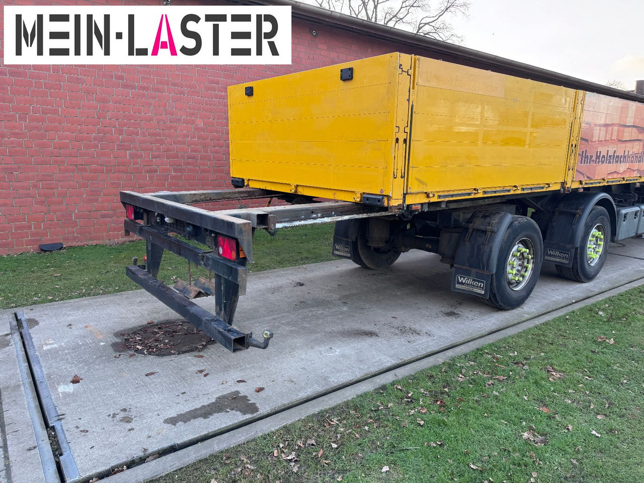 Ackermann Baustoffpritsche 11.5-13 m Lenkachse NL 19t - Полуприцеп бортовой/ Платформа: фото 2 Ackermann Baustoffpritsche 11.5-13 m Lenkachse NL 19t - Полуприцеп бортовой/ Платформа: фото 2