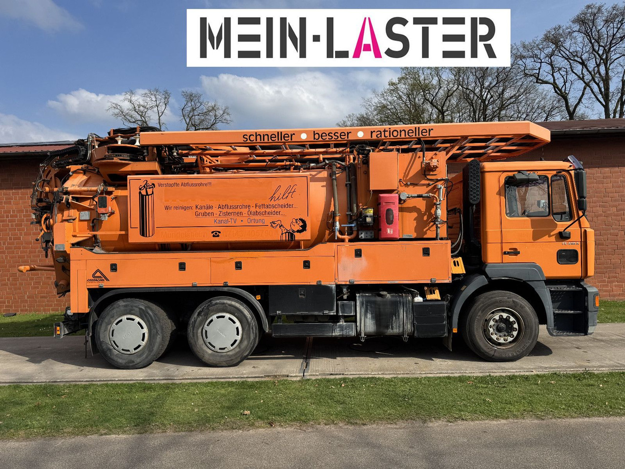 MAN FE 410 Assmann Saug HD Spüler Recycling + FB. - Ассенизатор: фото 3 MAN FE 410 Assmann Saug HD Spüler Recycling + FB. - Ассенизатор: фото 3