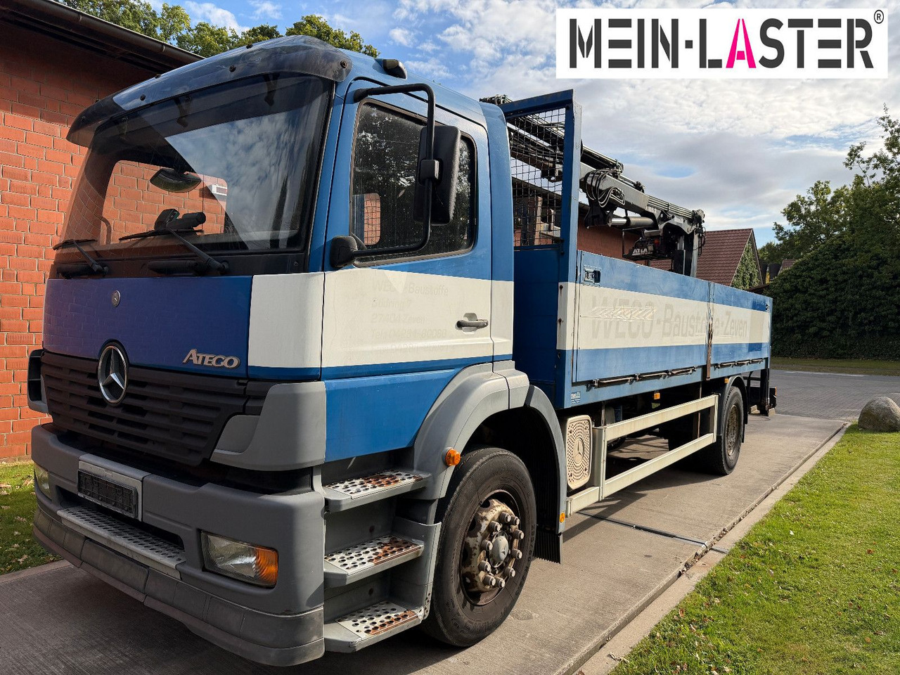 Mercedes-Benz 1823 Atego Atlas 105.2 1.Hand nur 226.000 km - Грузовик бортовой/ Платформа, Автоманипулятор: фото 2 Mercedes-Benz 1823 Atego Atlas 105.2 1.Hand nur 226.000 km - Грузовик бортовой/ Платформа, Автоманипулятор: фото 2
